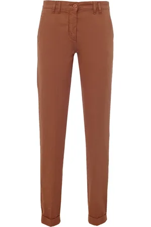 Manila Grace Mujer, Pantalones, Marrón, Talla: L