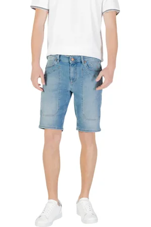 Jeckerson Hombre, Pantalones cortos, Azul, Talla: W32
