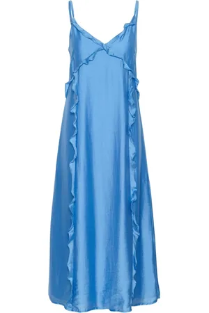 Part Two Mujer, Vestidos, Azul, Talla: 2XL