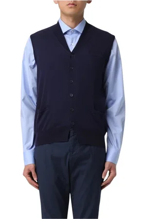 BALLANTYNE Hombre, Chaquetas, Azul, Talla: M