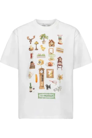J.W.Anderson Hombre, Camisetas, Blanco, Talla: L