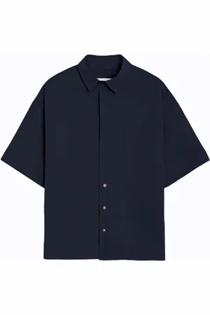 A PAPER KID Hombre, Camisas, Azul, Talla: M