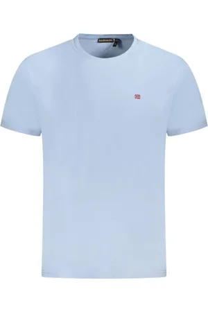 Napapijri Hombre, Camisetas, Azul, Talla: L