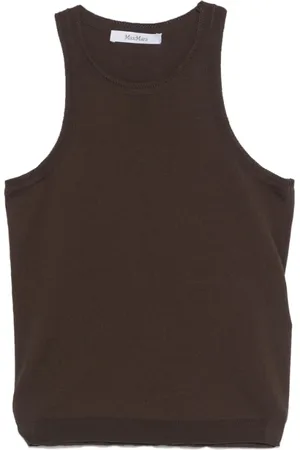 Max Mara Mujer, Camisetas, Marrón, Talla: S