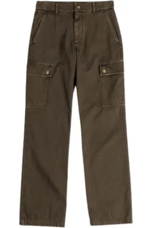 Burberry Hombre, Pantalones, Verde, Talla: M