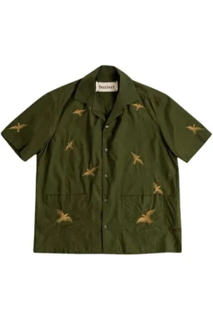 Baziszt Hombre, Camisas, Verde, Talla: XL