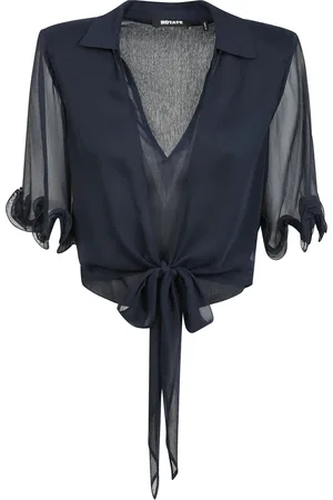 ROTATE Mujer, Blusas y Camisas, Azul, Talla: L