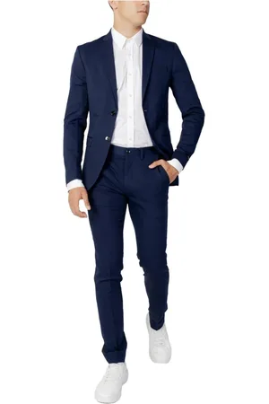 JACK & JONES Hombre, Trajes, Azul, Talla: S