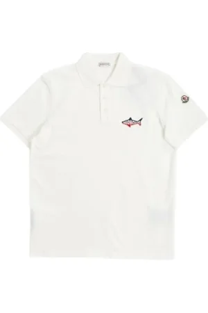 Moncler Hombre, Camisetas, Blanco, Talla: M