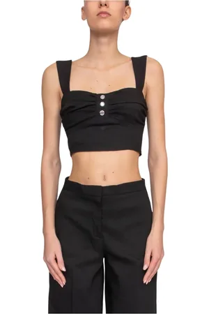 Pinko Mujer, Camisetas, Negro, Talla: 2XS