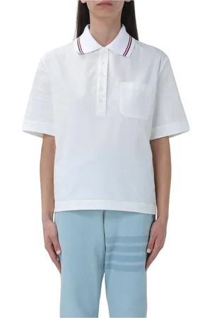 Thom Browne Mujer, Camisetas, Blanco, Talla: S