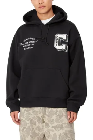 Carhartt Hombre, Sudaderas, Negro, Talla: L