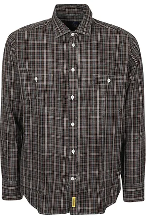 B.D.BAGGIES Hombre, Camisas, Marrón, Talla: M