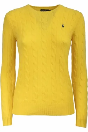 Ralph Lauren Mujer, Jerseys, Amarillo, Talla: L