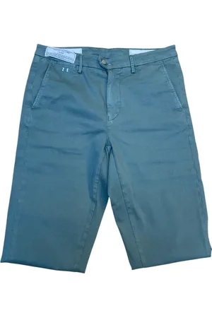 sartoria tramarossa Hombre, Pantalones cortos, Verde, Talla: W35
