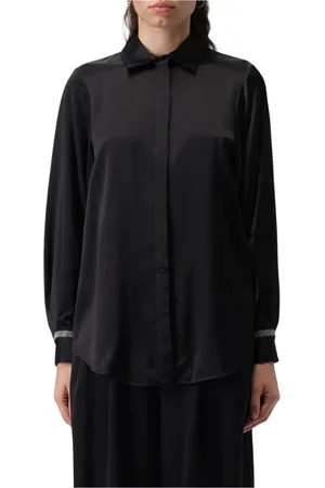 Fabiana Filippi Mujer, Blusas y Camisas, Negro, Talla: M