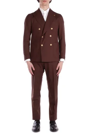 TAGLIATORE Hombre, Trajes, Marrón, Talla: 2XL