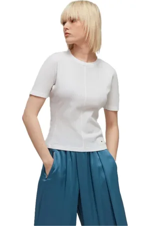 adidas Mujer, Camisetas, Blanco, Talla: M