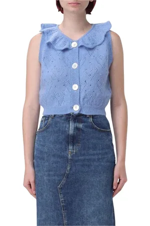 Alessandra Rich Mujer, Jerseys, Azul, Talla: S