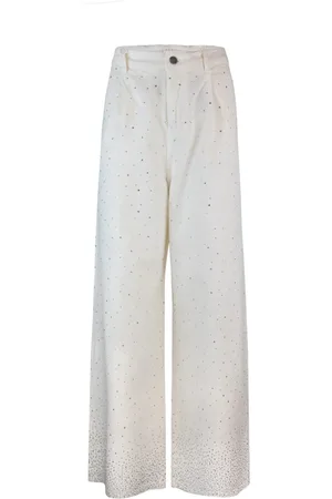 Liu Jo Mujer, Pantalones, Blanco, Talla: W26