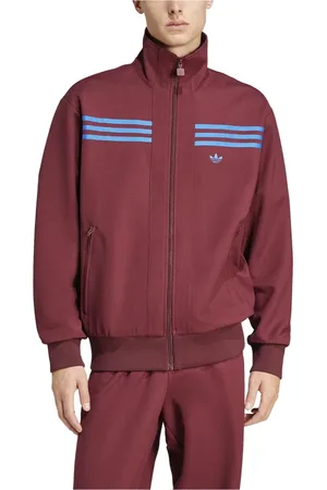 adidas Hombre, Chaquetas, Rojo, Talla: S