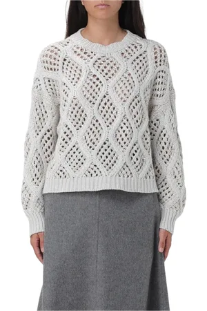Brunello Cucinelli Mujer, Jerseys, Gris, Talla: M