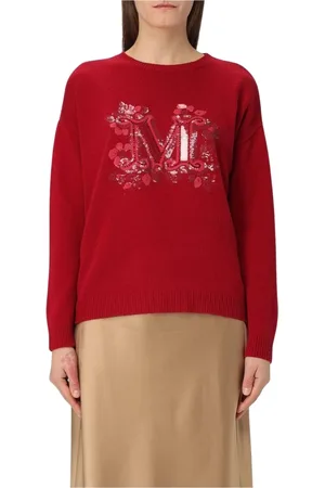 Max Mara Mujer, Jerseys, Rojo, Talla: S