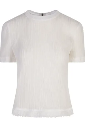 Msgm Mujer, Camisetas, Blanco, Talla: XS