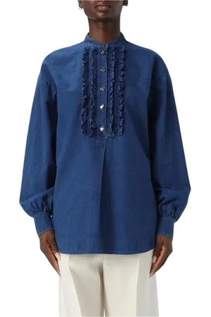 VALENTINO Mujer, Blusas y Camisas, Azul, Talla: S