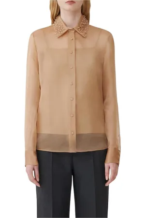 Fabiana Filippi Mujer, Blusas y Camisas, Marrón, Talla: S
