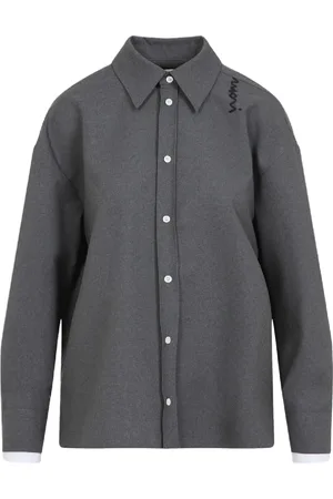 Marni Mujer, Blusas y Camisas, Gris, Talla: XS