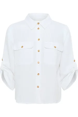 Part Two Mujer, Blusas y Camisas, Blanco, Talla: XS
