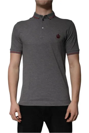 Dolce & Gabbana Hombre, Camisetas, Gris, Talla: M