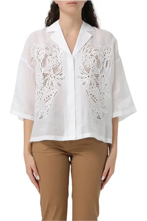 Max Mara Mujer, Blusas y Camisas, Blanco, Talla: S