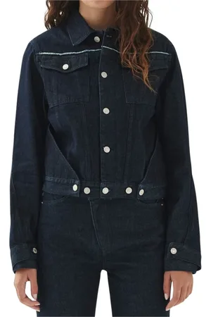 ALOHAS Mujer, Chaquetas, Azul, Talla: S