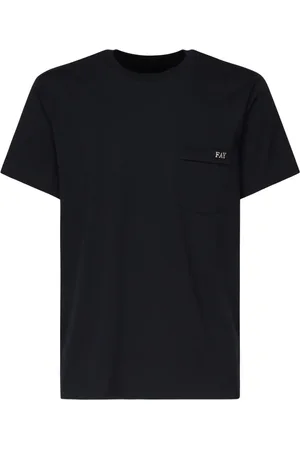 FAY Hombre, Camisetas, Negro, Talla: M