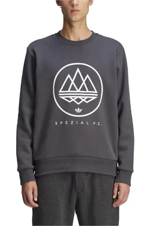 adidas Hombre, Sudaderas, Gris, Talla: M