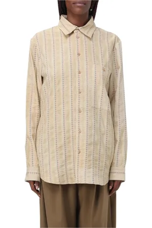 UMA WANG Mujer, Blusas y Camisas, Marrón, Talla: M