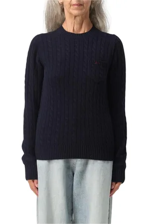 sun68 Mujer, Jerseys, Azul, Talla: L