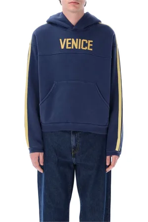 ERL Hombre, Sudaderas, Azul, Talla: L