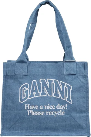Ganni Mujer, Bolsos, Azul, Talla: ONE Size