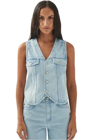 ALOHAS Mujer, Camisetas, Azul, Talla: M