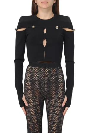 VERSACE Mujer, Jerseys, Negro, Talla: M