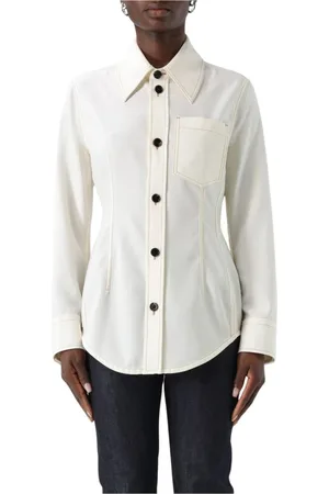 Bottega Veneta Mujer, Blusas y Camisas, Blanco, Talla: L