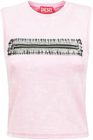 Diesel Mujer, Camisetas, Rosa, Talla: L