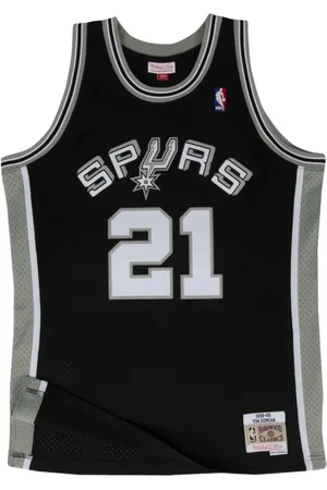 Mitchell & Ness Hombre, Camisetas, Negro, Talla: 2XL