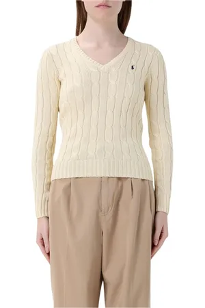 Ralph Lauren Mujer, Jerseys, Amarillo, Talla: XL