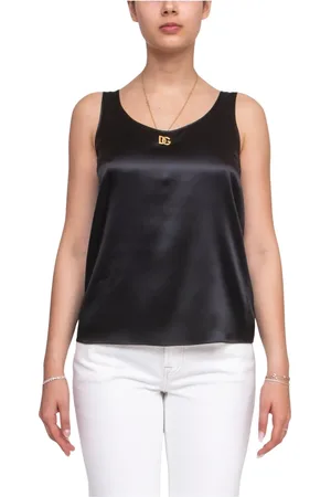 Dolce & Gabbana Mujer, Camisetas, Negro, Talla: S