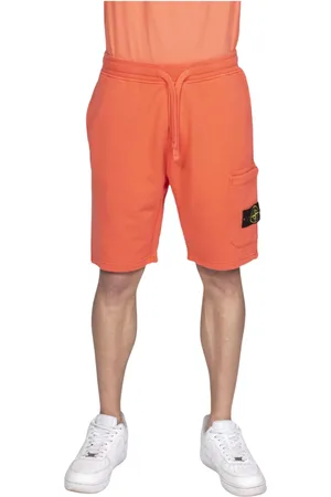 Stone Island Hombre, Pantalones cortos, Naranja, Talla: L