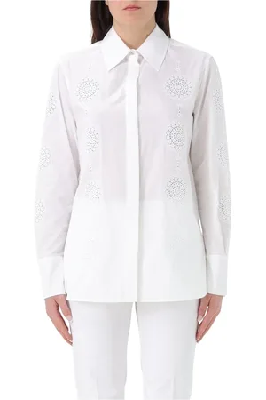 Max Mara Mujer, Blusas y Camisas, Blanco, Talla: L